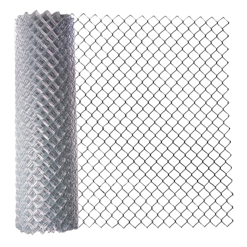 ALEKO KITCLF6X50 Galvanized Steel 6 x 50 ft. Chain Link Fence Complete Kit - Image 6