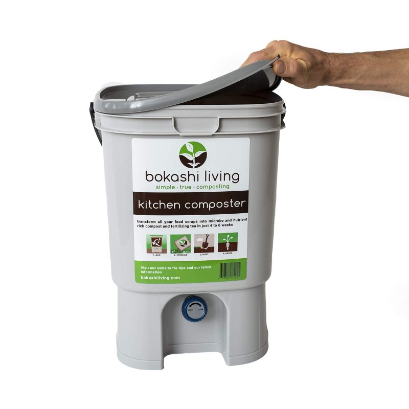 Premium Bokashi Composting Starter Kit (Includes 2 Bokashi Bins, 4.4 lbs of Bokashi Bran and Full Instructions - Image 2