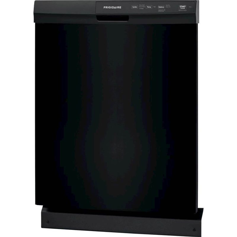 Frigidaire - 24" Front Control Tall Tub Built-In Dishwasher - Black - Image 3