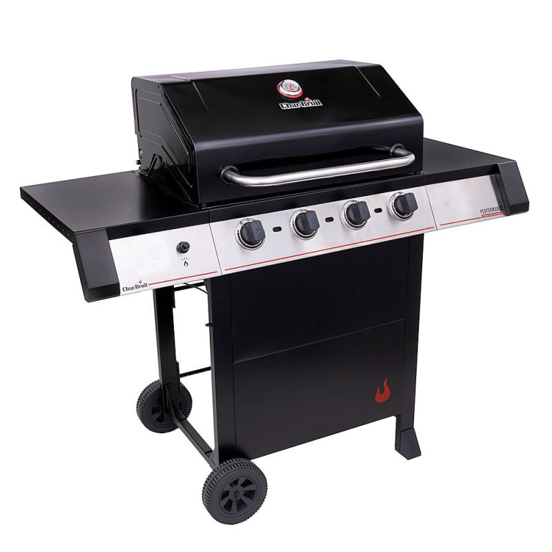 Char-Broil - Performance Series TRU-Infrared 4-Burner Gas Grill - Stainless Steel/Black - Image 4