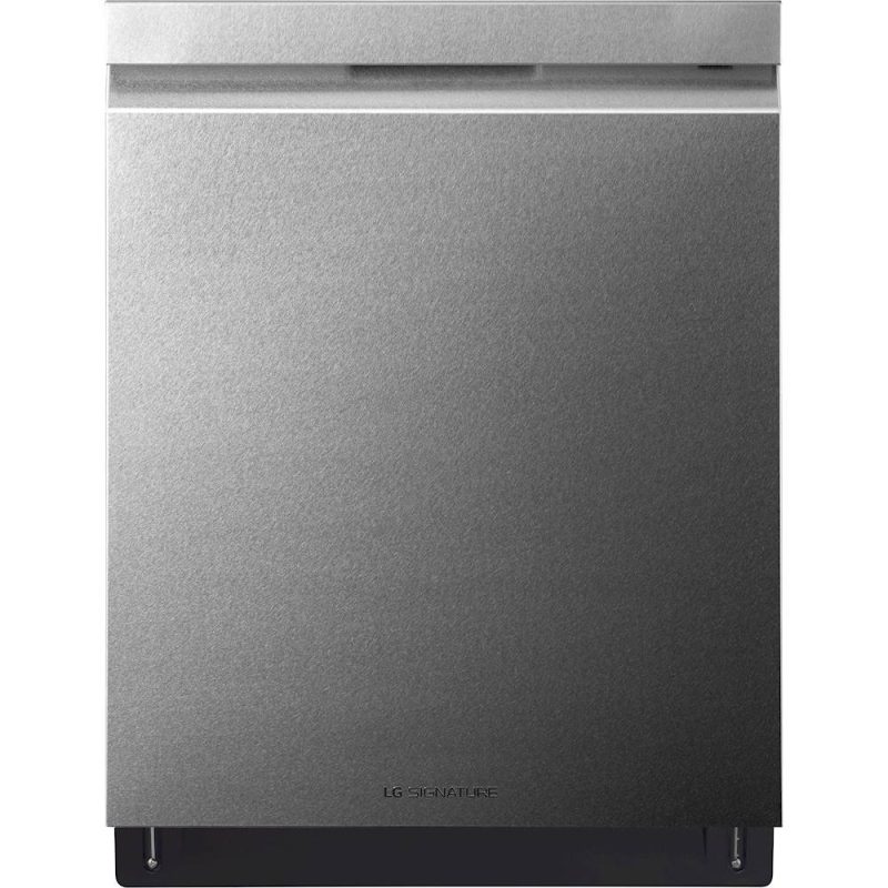 LG - SIGNATURE Top Control Built-In Dishwasher with Stainless Steel Tub, TrueSteam, 3rd Rack, 38dBA - Textured steel - Image 15