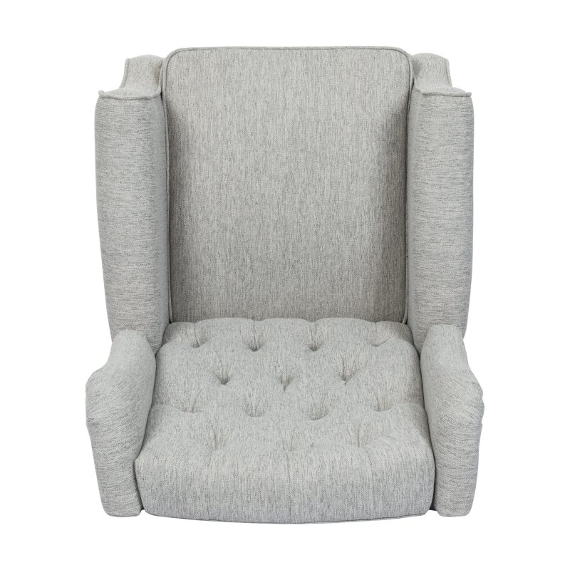 Breyon Contemporary Tufted Fabric Push Back Recliner - Image 14