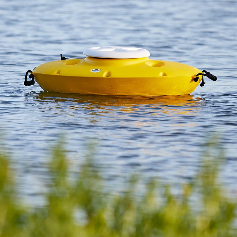 CreekKooler 30 Qt Floating Insulated Beverage Cooler Pull Behind Kayak, Yellow - Image 5