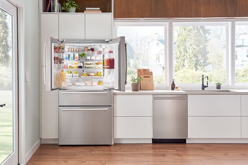 Bosch - 800 Series 20.5 Cu. Ft. 4-Door French Door Counter-Depth Smart Refrigerator - Stainless steel - Image 18