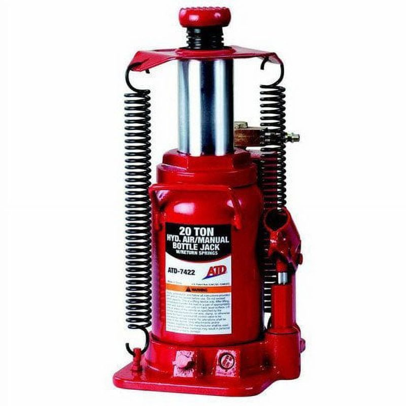 ATD 7422 20 Ton Heavy-Duty Hydraulic Air Actuated Bottle Jack