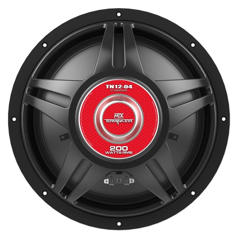 MTX Terminator TN12-04 12” 400 Watt Car Audio Subwoofer+Vented Sub Box Enclosure - Image 3