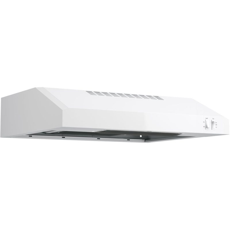 GE - 24" Convertible Range Hood - White on white - Image 5