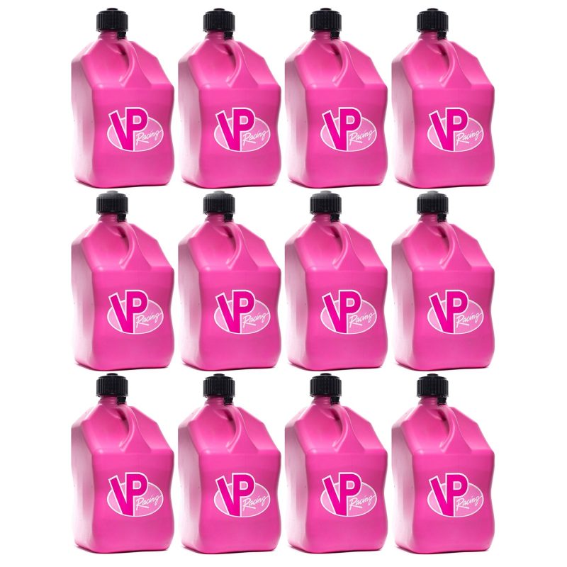 VP Racing 5.5 Gallon Motorsport Racing Fuel Utility Jug, Pink (12 Pack)