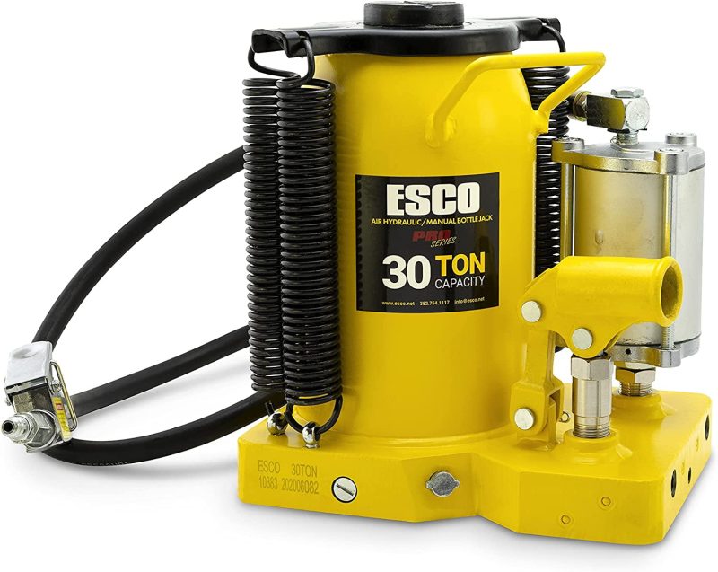 ESCO 30 Ton Had Pro Series Air Hydraulic Bottle Jack - Image 3