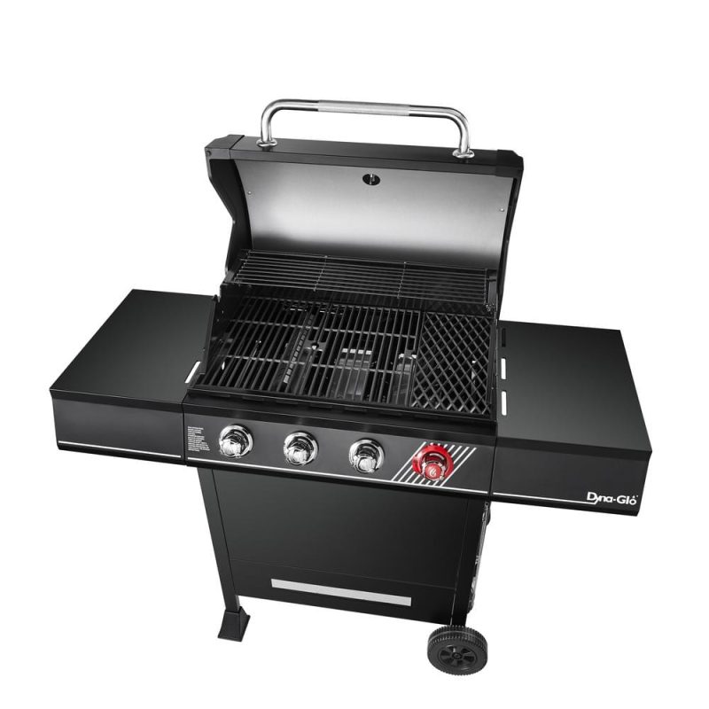 Dyna-Glo 4-Burner Natural Gas Grill in Matte Black with TriVantage Multi-Functional Cooking System DGH450CRN-D - Image 6