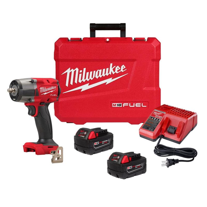 Milwaukee 2960-22R M18 Fuel 3/8" Mid-Torque Impact Wrench W/ Friction Ring Kit