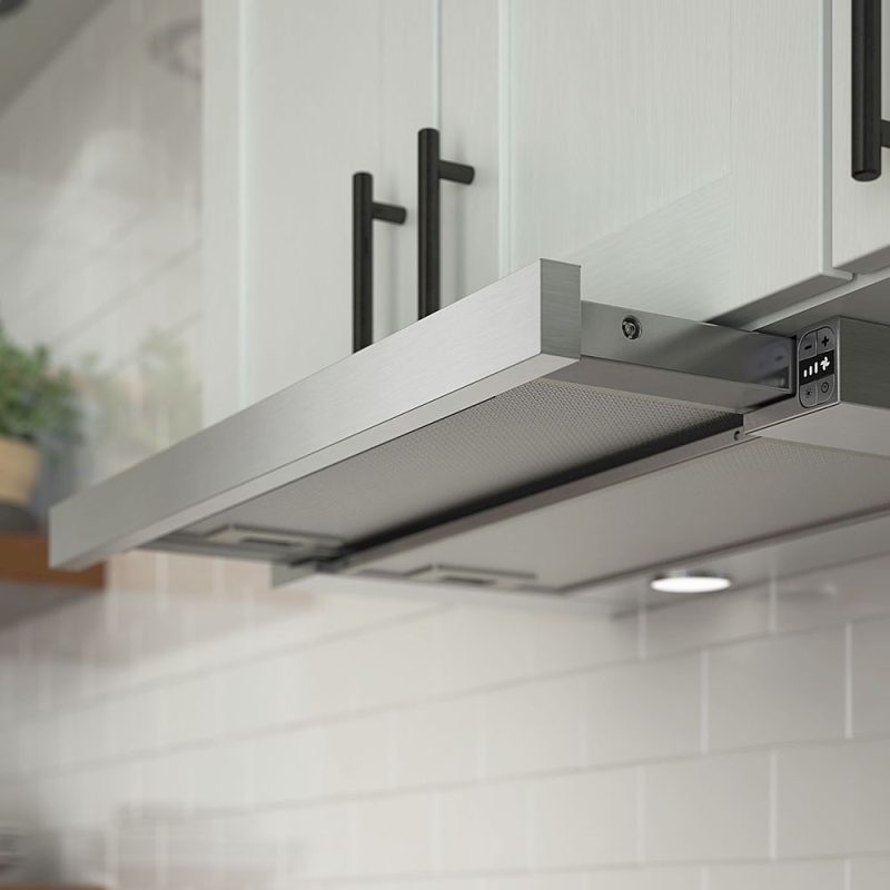 Bosch - 500 Series 24" Convertible Range Hood - Stainless steel - Image 9