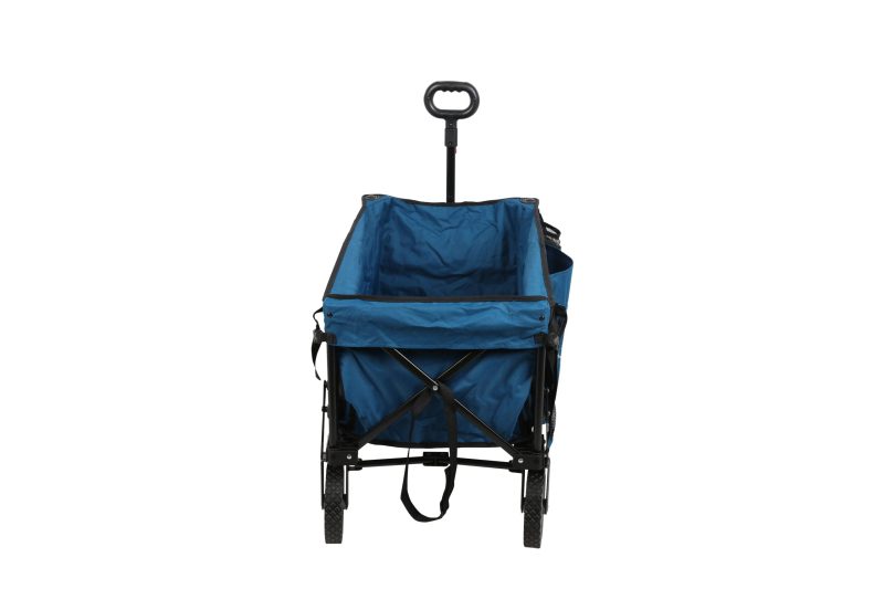 Ozark Trail Quad Folding Camp Wagon with Tailgate， Blue - Image 11