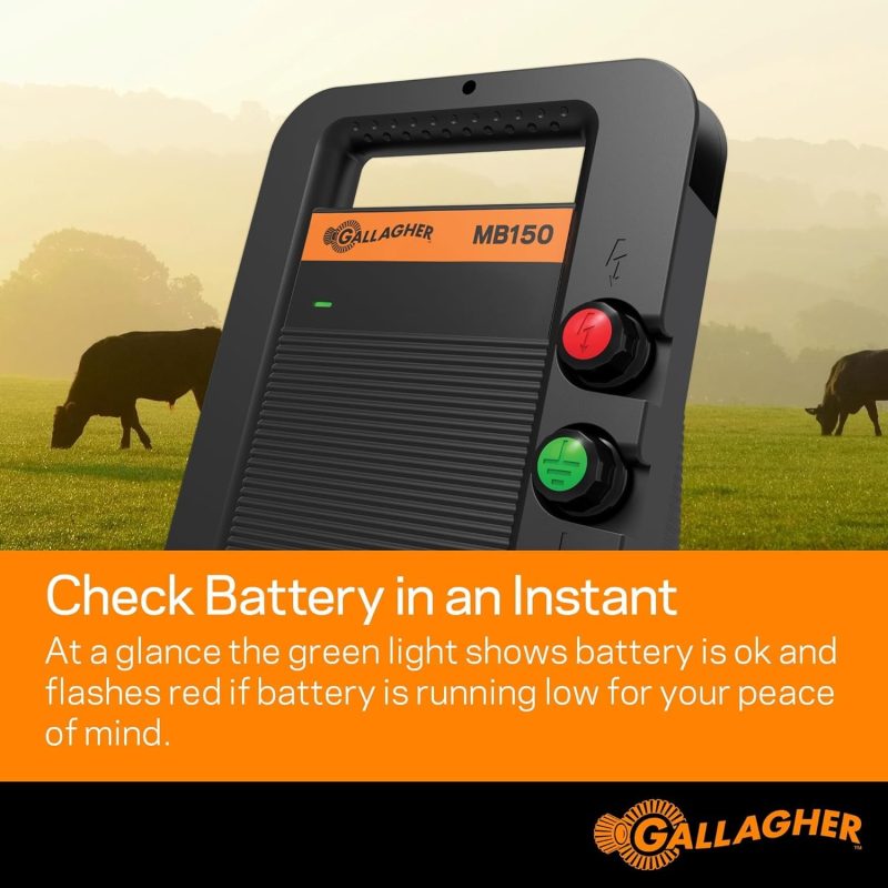 Gallagher North America 110V 60 Acre MB150 Battery & Power Fence Charger - Image 3