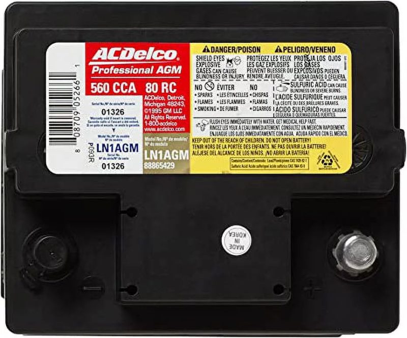 ACDelco LN1AGM Automotive AGM Battery - Image 3