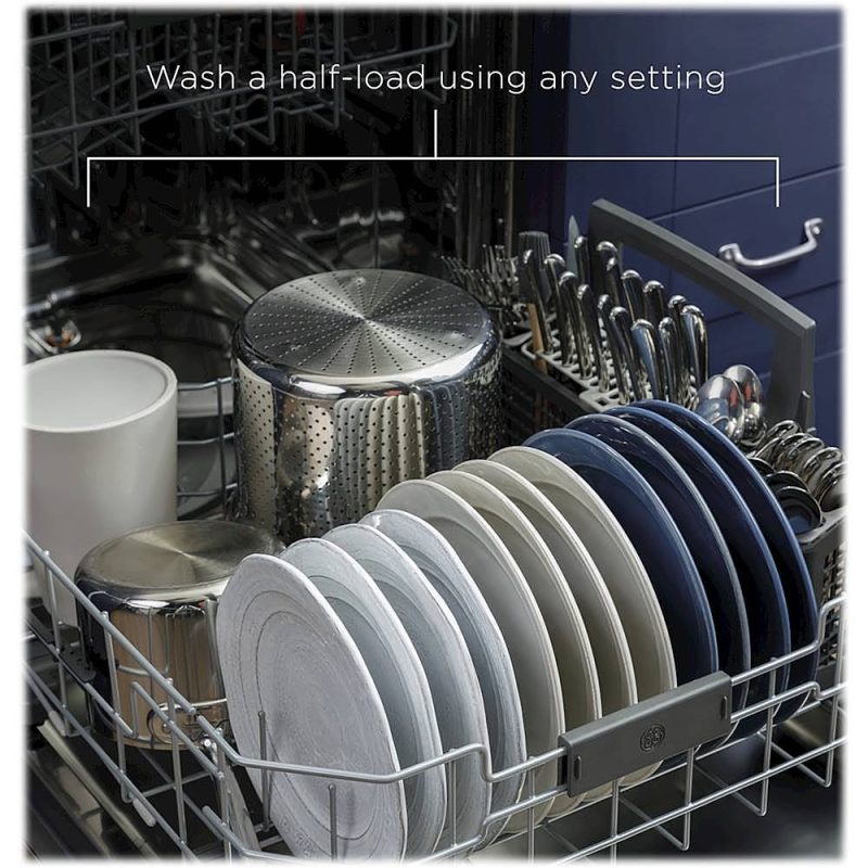 GE - 24" Top Control Tall Tub Built-In Dishwasher - Stainless steel - Image 23