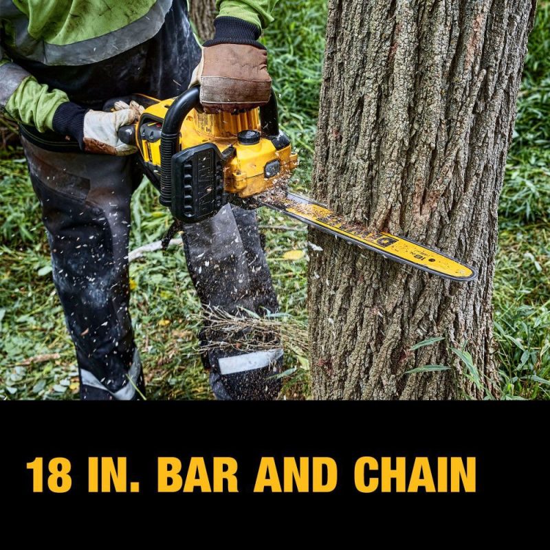 DEWALT 60V MAX Chainsaw 18" Brushless Cordless Kit DCCS672X1 from DEWALT - Image 3