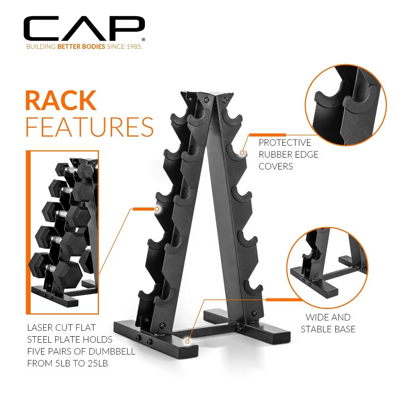 CAP Barbell 150 Dumbbell Rack - Image 4