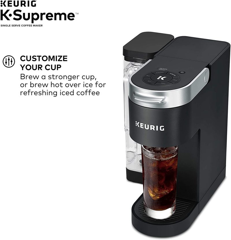 Keurig K-Supreme Coffee Maker， Single Serve K-Cup Pod Coffee Brewer， With MultiStream Technology， 66 Oz Dual-Position Reservoir， and Customizable Settings， Black💝 Last Day For Clearance - Image 9