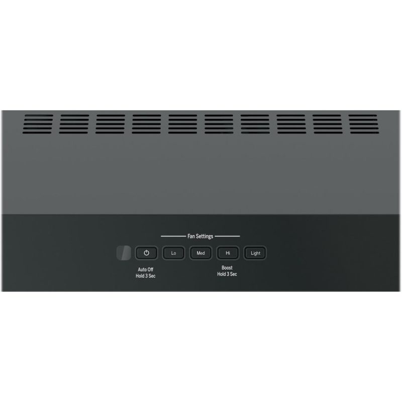 GE - 30" Convertible Range Hood - Black on black - Image 4