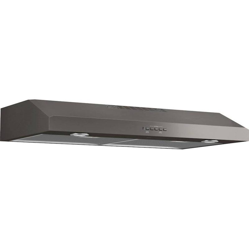 GE - 30" Convertible Range Hood - Black stainless steel - Image 5