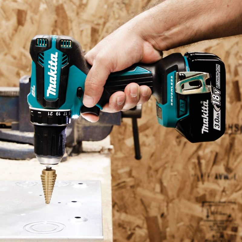 Makita XFD131 18V LXTu00ae Lithium-Ion Brushless Cordless 1/2" Driver-Drill Kit (3.0Ah) - Image 6