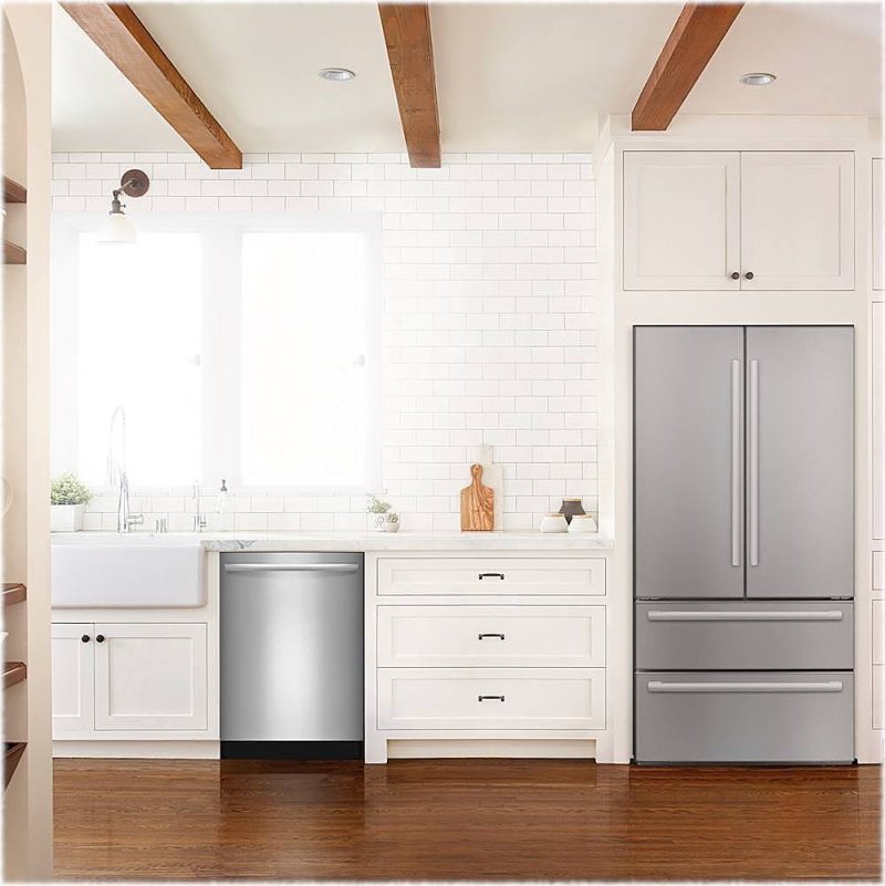 Bosch - 24" Top Control Built-In Dishwasher with Stainless Steel Tub - Stainless steel - Image 6