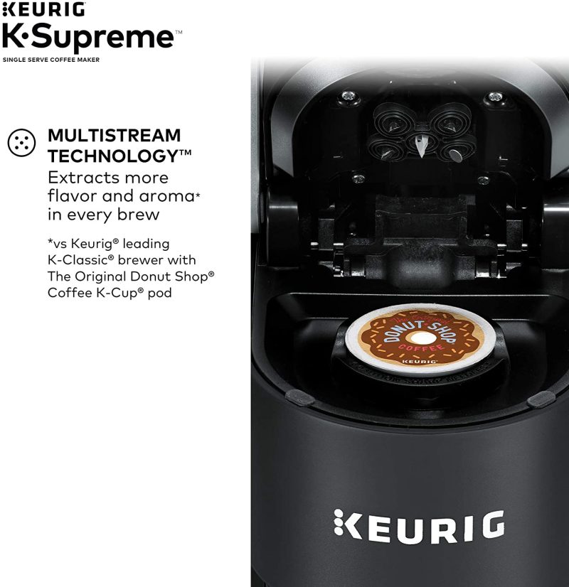 Keurig K-Supreme Coffee Maker， Single Serve K-Cup Pod Coffee Brewer， With MultiStream Technology， 66 Oz Dual-Position Reservoir， and Customizable Settings， Black💝 Last Day For Clearance - Image 10