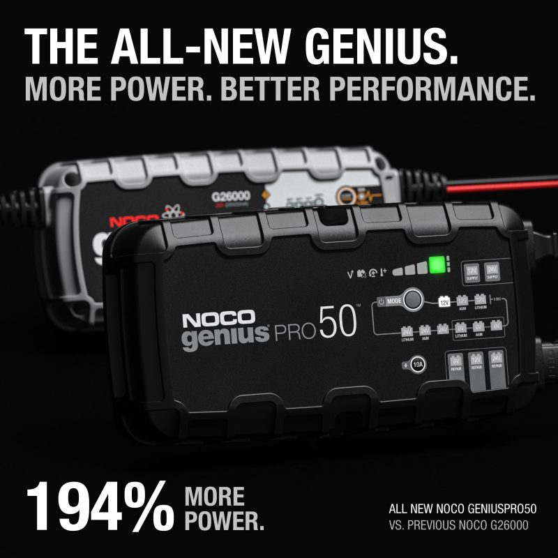 NOCO GENIUSPRO50 50A 6V/12V/24V Professional Smart Battery Charger and Maintainer - Image 2