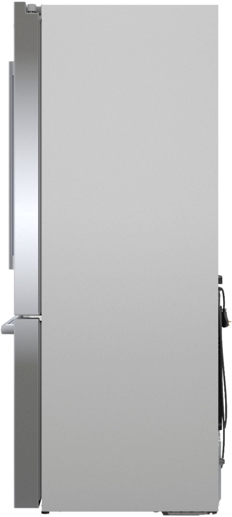 Bosch - 500 Series 21 Cu. Ft. French Door Counter-Depth Smart Refrigerator with External Water and Ice Maker - Stainless steel - Image 5