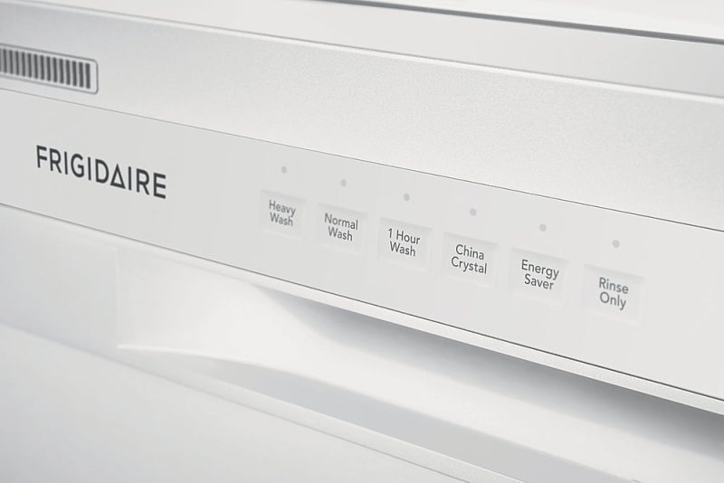 Frigidaire - 24" Compact Front Control Built-In Dishwasher with Stainless Steel Tub, 52 dBA - White - Image 13