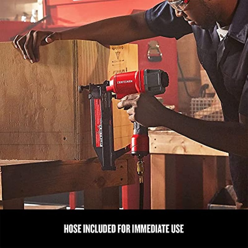 Craftsman 6 gal. Pancake Portable Brad Nailer and Air Compressor Combo Kit 150 psi 0.8 hp - Case Of: 1 - Image 5