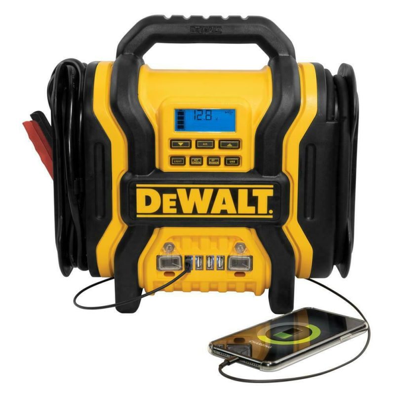 DEWALT DXAEPS14 1600 Automotive Jump Starter/Power Station with AC Power Inverter, Digital Compressor - Image 4