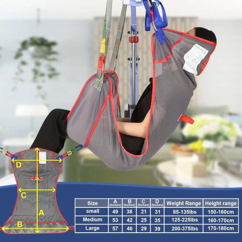 EZ Assistive Universal Full Body Patient Lift Sling, Mesh Fabric Patient Sling Transfer and Bathing aids, 500lb Weight Capacity - Image 3