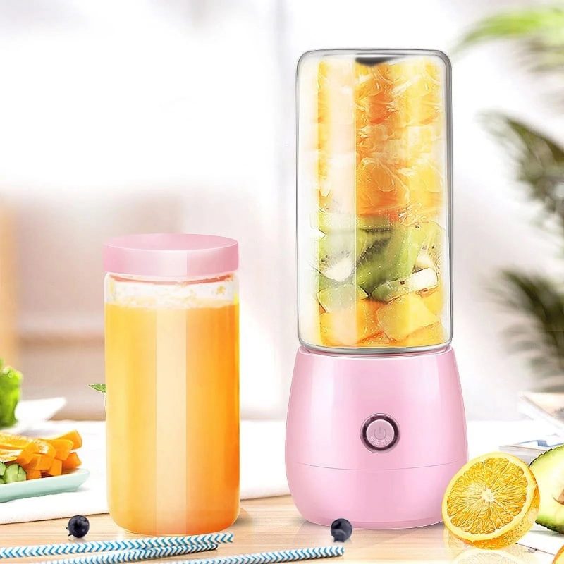 Juicer Glass Portable Smoothie Fruit Blender Mixer Juice Extractor Juicer Machine Manual Food Processor Exprimidor - Image 2