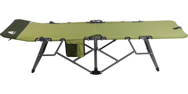 Ozark Trail Adult Quick Fold Speedy Camp Cot， Green， 79 x 33 x 16 - Image 5