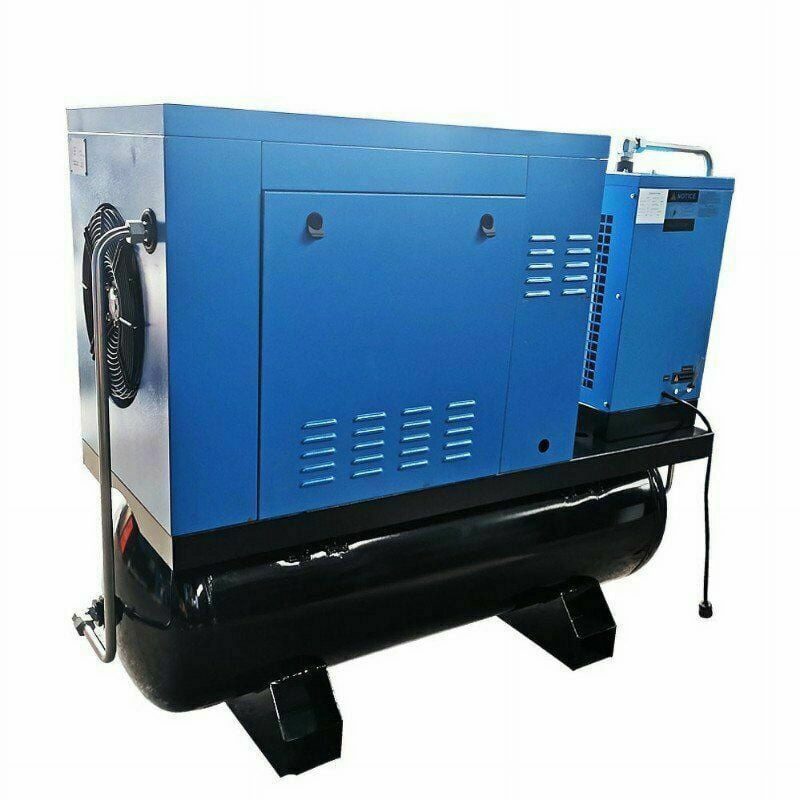 460v 3-Phase 10HP Rotary Screw Air Compressor With 80 Gal. ASME Tank + Refrigerated Air Dryer - Image 5