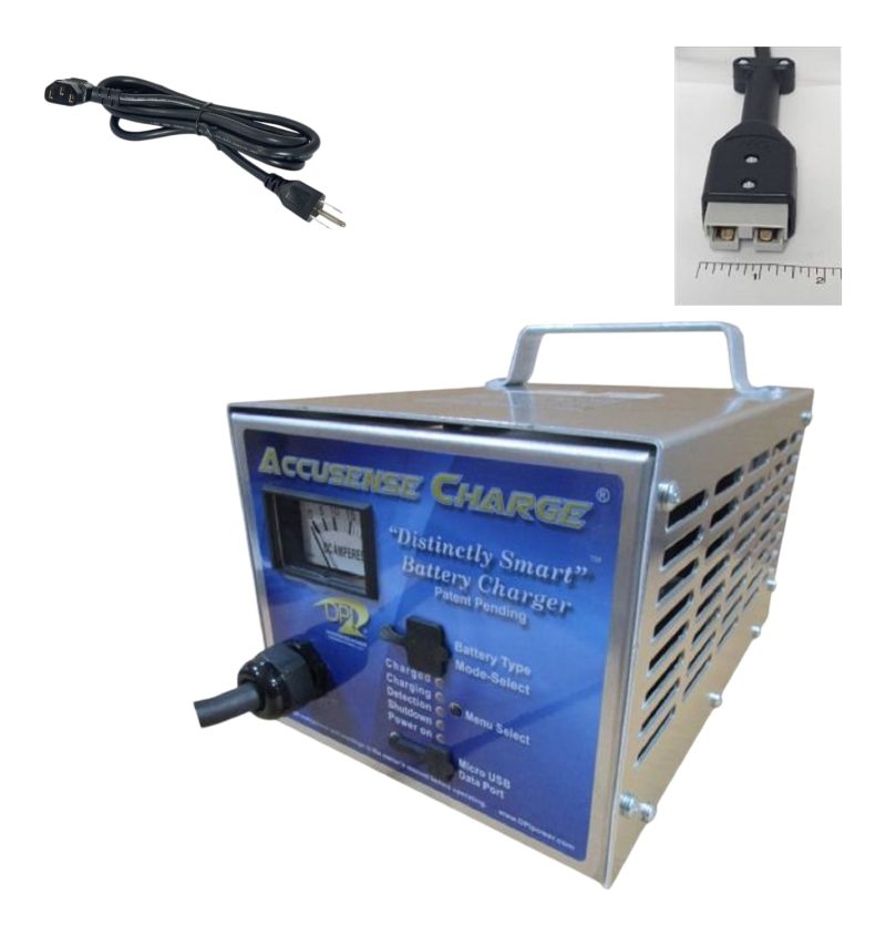 DPI AccuSense Charge GEN IV 48 Volt 17 Amp Golf Cart Charger with SB50 Connector - Image 3