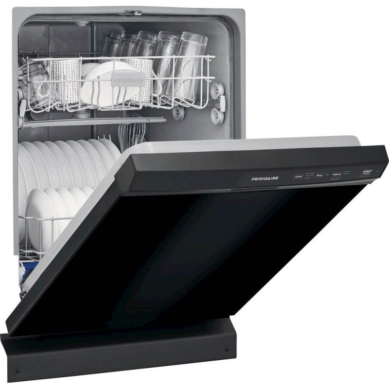 Frigidaire - 24" Front Control Tall Tub Built-In Dishwasher - Black - Image 10