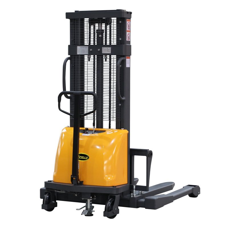 APOLLOLIFT Semi Electric Stacker Material 98" Lift 3300lb Pallet Truck - Image 7