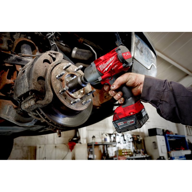 Milwaukee M18 FUEL 18-Volt Lithium-Ion Brushless Cordless 1/2 in. Impact Wrench with Friction Ring (Tool-Only) - Image 12