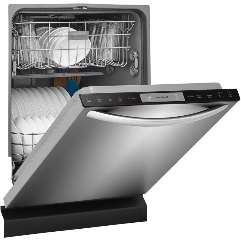 Frigidaire - 24" Built-In Dishwasher - Stainless steel - Image 4