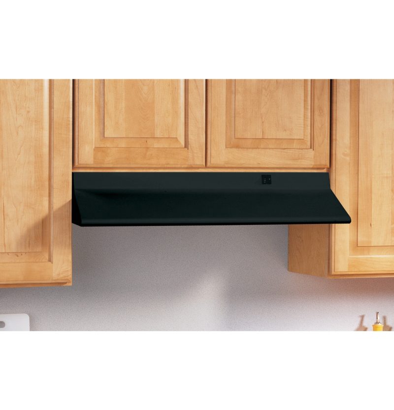 GE - 30" Externally Vented Range Hood - Black