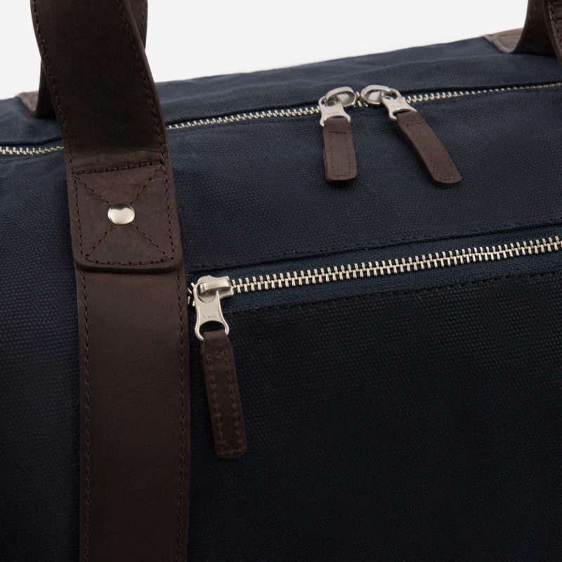 Domingo Duffel Bag - Waxed Canvas and Pull-Up Leather - Men's - Image 20