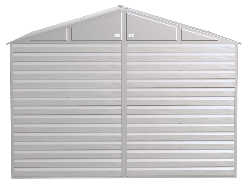 Arrow Select Steel Storage Shed, 10x14, Flute Grey - Image 10