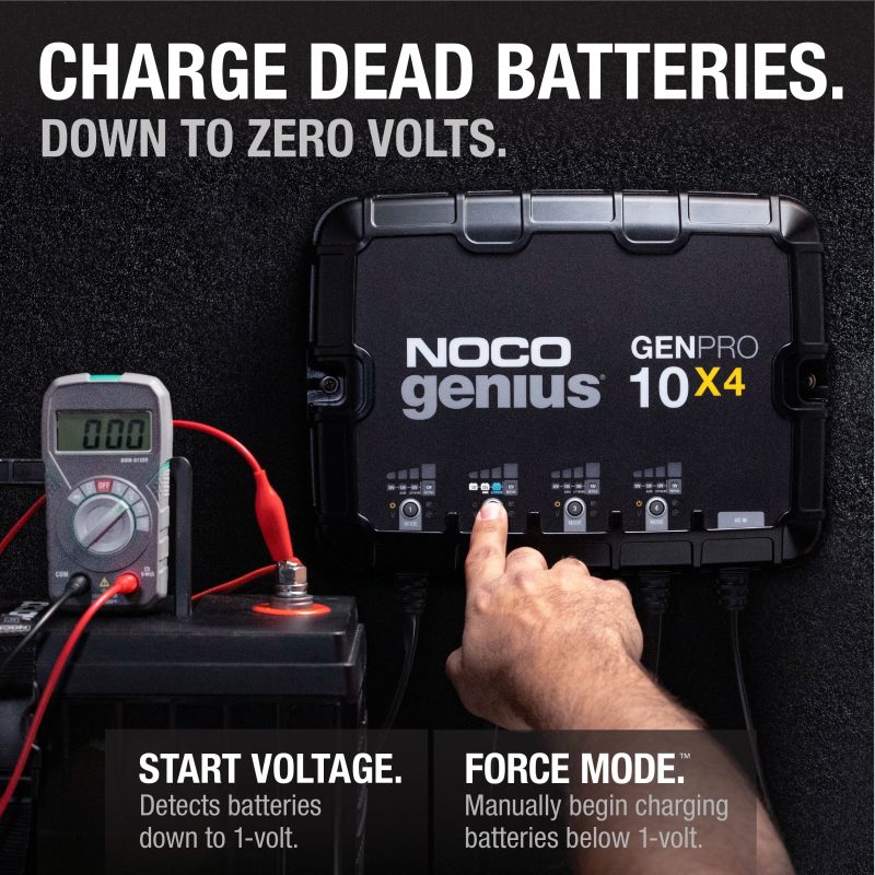 NOCO Genius GENPRO10X4 4-Bank 40A (10A/Bank) 12V Onboard Battery Charger - Image 5