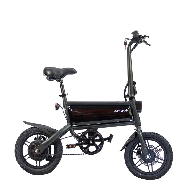 GOTRAX S2 14" Folding Electric Bike for Adults and Teens, 250W 15.5Mph, 15Miles LED Display Mini E-Bike for Commuting - Image 10