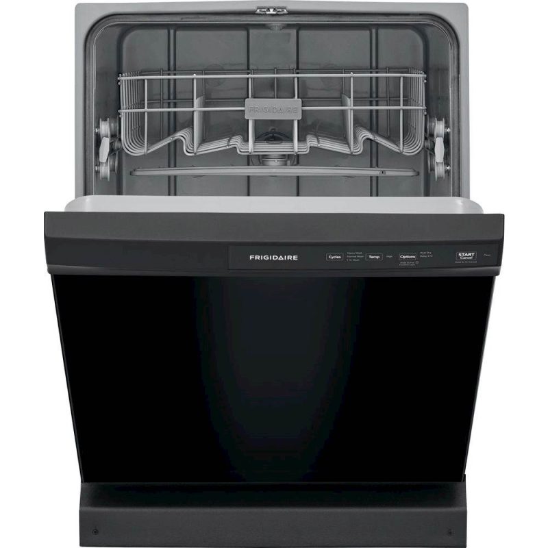 Frigidaire - 24" Front Control Tall Tub Built-In Dishwasher - Black - Image 8