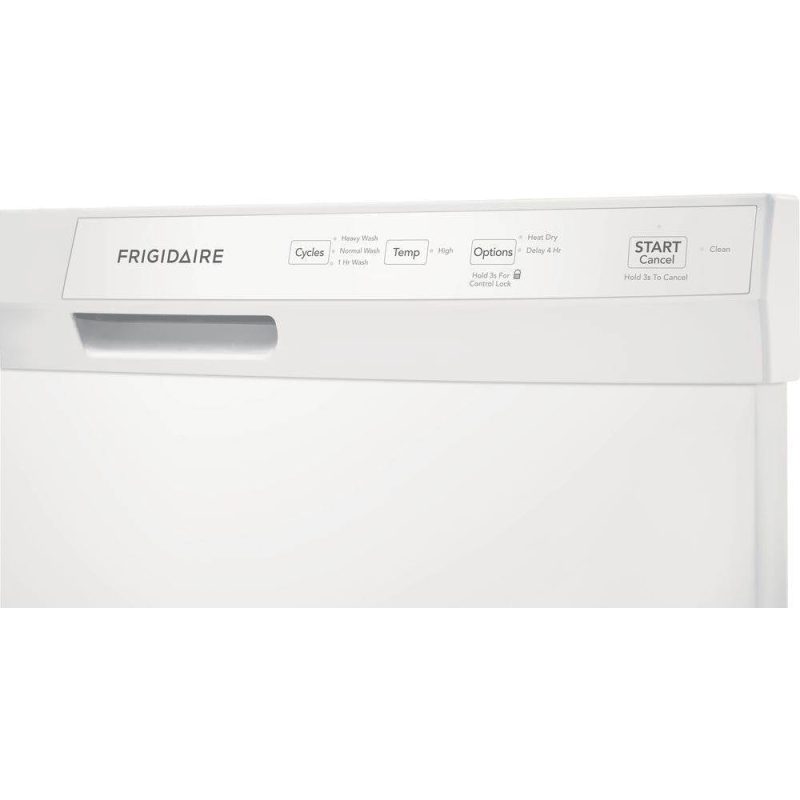 Frigidaire - 24" Front Control Tall Tub Built-In Dishwasher - White - Image 2