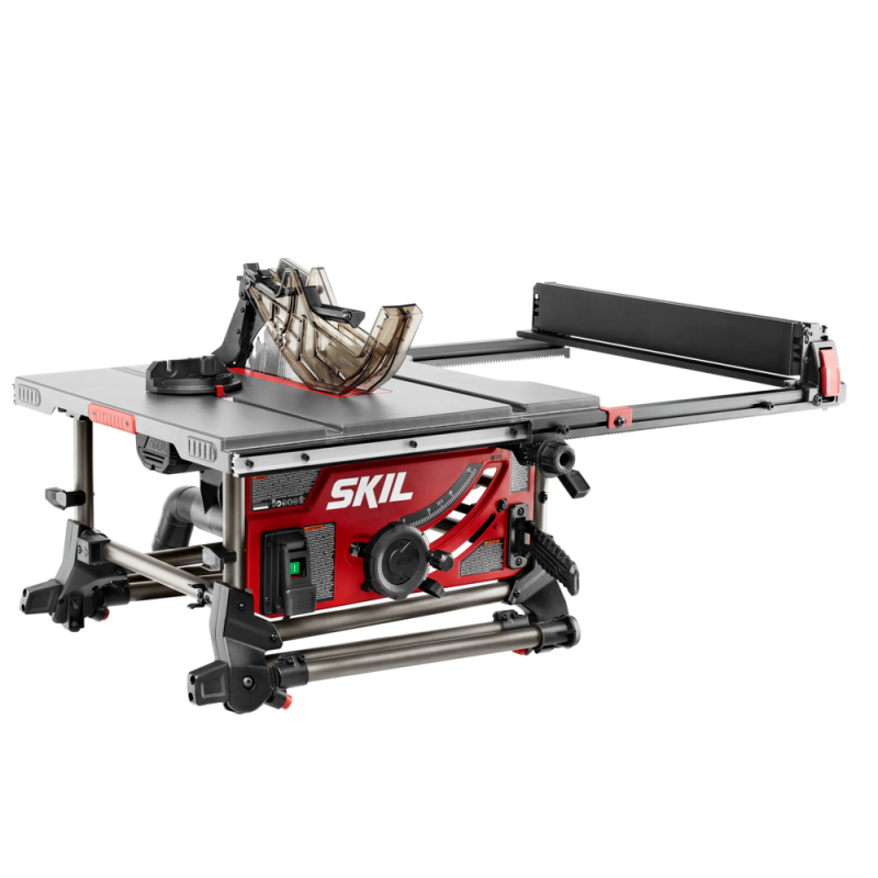 SKIL Jobsite Table Saw with Integrated Foldable Stand， 10， 15 Amp， 25-1/2” Rip Capacity - Image 2